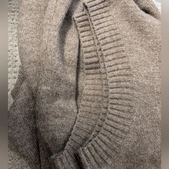 🤎 RW&CO. Sleeveless Spongy Knit Midi Turtleneck Sweater Dress, M - Picture 7 of 11